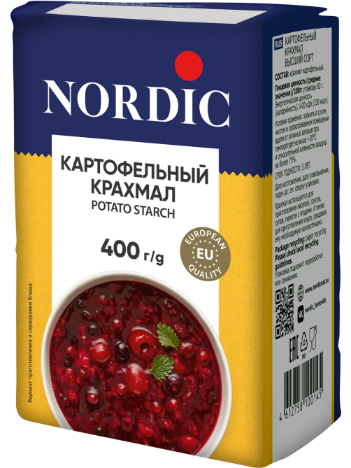 Крахмал Nordic картофельный, 400г