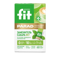 Заменитель сахара Fit Parad №7 стики 60шт, 60г