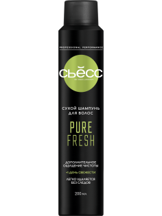 Шампунь сухой Сьёсс Pure Fresh, 200мл