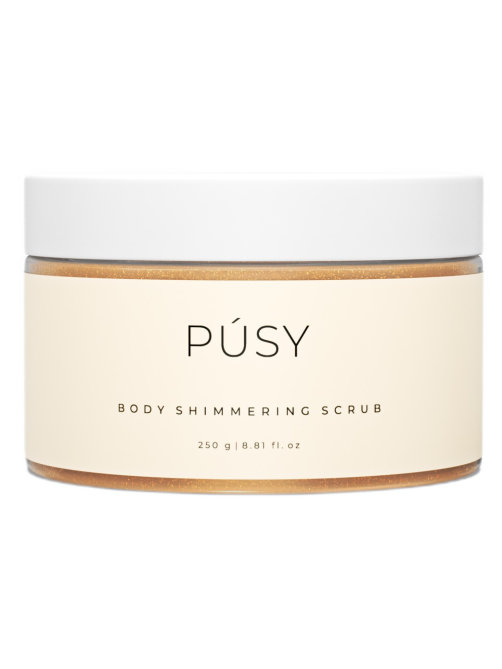 Скраб для теля Pusy мерцающий, 250г