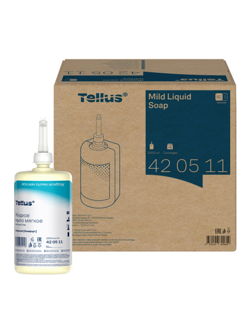 Мыло жидкое Tellus Комфорт для диспенсера S1, 1л