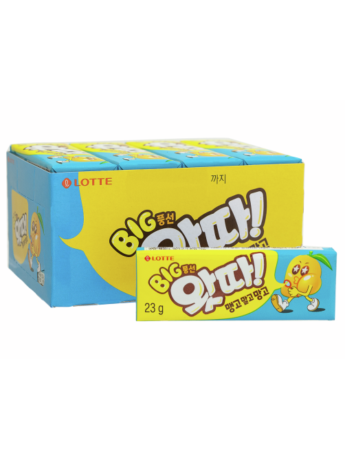 Жевательная резинка Lotte Whatta Mango, 23г x 16 шт
