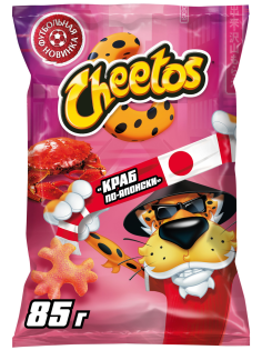 Снеки кукурузные Cheetos краб по-японски, 85г