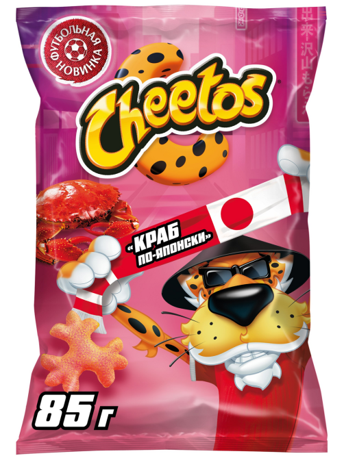 Снеки кукурузные Cheetos краб по-японски, 85г