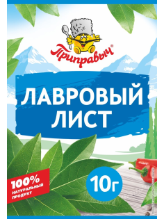 Лист лавровый Приправыч сухой, 10г