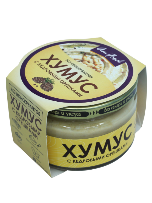 Хумус AmFood с кедровыми орешками, 200г