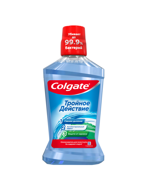 Ополаскиватель для полости рта Colgate Тройное действие, 500мл