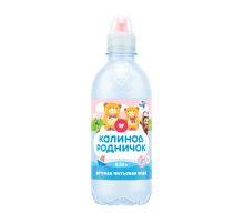 Вода детская Калинов Родничок питьевая с рождения, 330мл