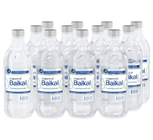 Вода Legend of Baikal газированная стекло, 330мл x 12 шт