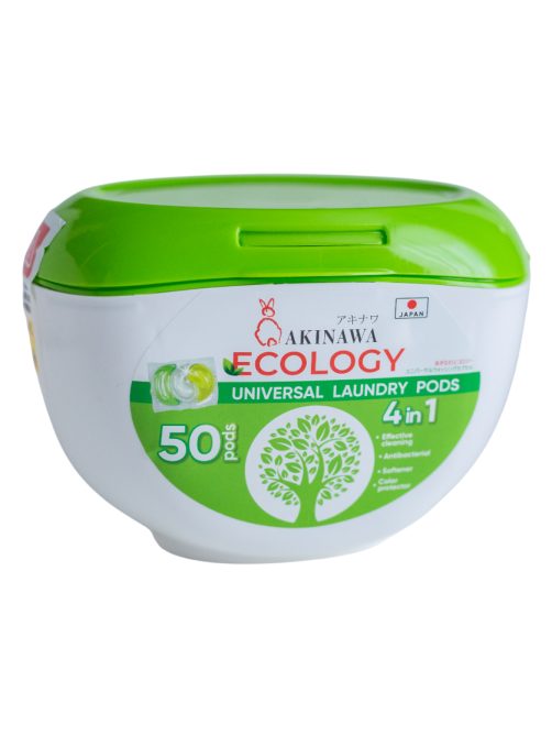 Капсулы для стирки Akinawa Ecology Универсальные 4в1, 50шт