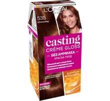 Краска-уход для волос L'Oreal Paris Casting Creme Gloss 535 Шоколад без аммиака, 273мл