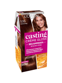 Краска-уход для волос L'Oreal Paris Casting Creme Gloss 535 Шоколад без аммиака, 273мл