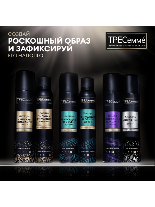 Мусс для укладки волос Тресемме Экстра фиксация и объем, 200мл