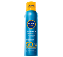 Спрей солнцезащитный Nivea Sun Защита и легкость освежающий SPF50, 200мл