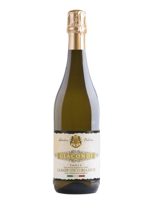 Вино игристое Giacondi Lambrusco белое полусладкое, 0.75л