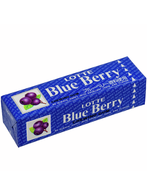Жевательная резинка Lotte Blue Berry, 26г x 15 шт