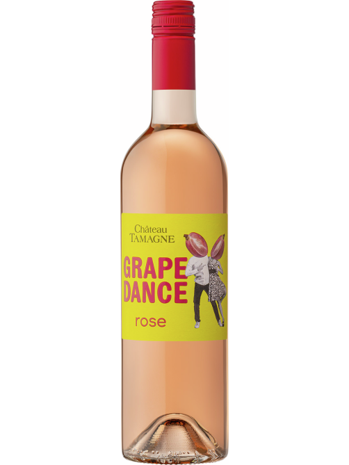 Вино Chateau Tamagne Grape Dance Rose розовое полусухое, 0.75л