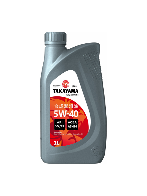 Масло моторное Takayama Sae 5W-40 синтетическое, 1л
