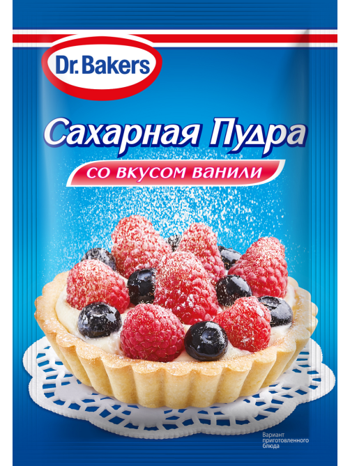 Сахарная пудра Dr.Bakers со вкусом ванили, 80г