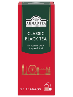 Чай Ahmad Tea черный классический (2г х 25шт), 50г