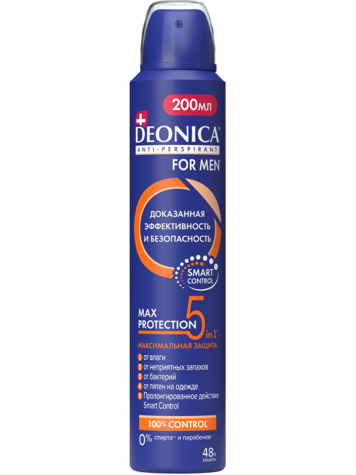 Дезодорант-антиперспирант-спрей Deonica Men 5Protection, 200мл