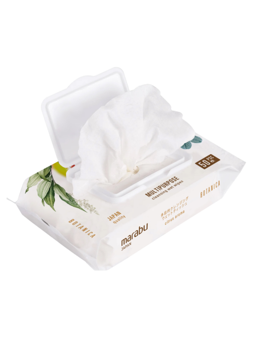 Салфетки влажные Marabu Japan Botanica, 50шт