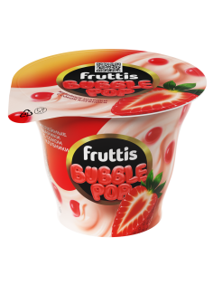 Продукт йогуртный Fruttis сочная клубника 4.4%, 180г
