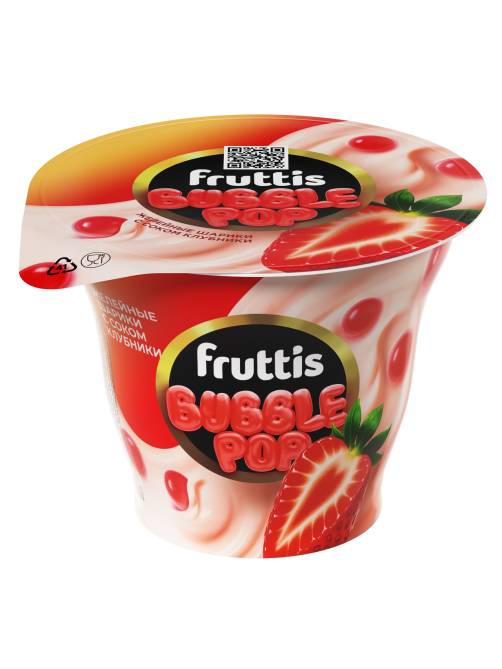 Продукт йогуртный Fruttis сочная клубника 4.4%, 180г