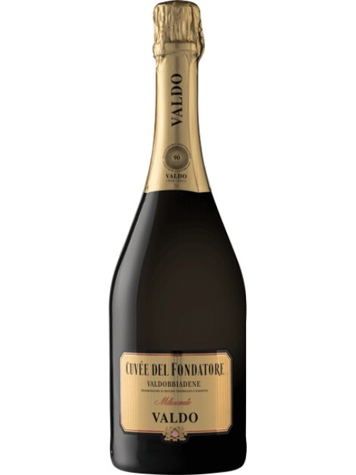 Вино игристое Valdo Cuvee del Fondatore белое брют, 0.75л