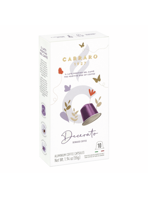 Кофе в капсулах Carraro Decerato для кофемашин Nespresso 10шт, 55г