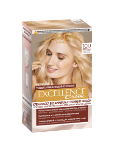 Крем-краска L'oreal Paris Excellence для волос 10U, 268мл