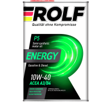 Масло моторное Rolf GT Sae 10W-40 полусинтетическое, 4л