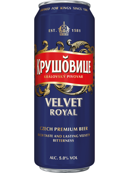 Пиво Крушовице Velvet, 0.43л