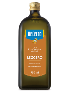 Масло оливковое De Cecco Leggero Extra Vergine нерафинированное, 750мл