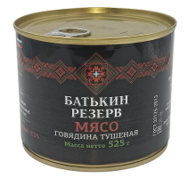 Говядина тушеная Батькин Резерв высший сорт ГОСТ, 525г