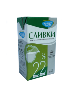 Сливки Чудское озеро ультрапастеризованные 22%, 1л
