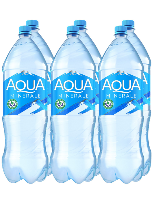 Вода Aqua Minerale питьевая негазированная, 2л x 6 шт