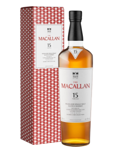 Виски шотландский Macallan Double Cask Collection 15 лет в подарочной упаковке, 0.7л