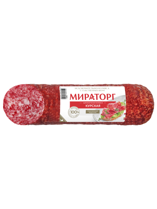 Колбаса Мираторг Курская полусухая сырокопченая полусухая, 280г