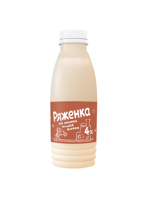 Ряженка Нашей дойки ГОСТ 4%, 430г