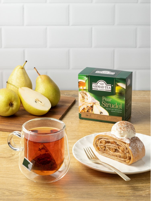 Чай черный Ahmad Tea Pear Strudel с грушей и корицей (1.8г x 20шт), 36г