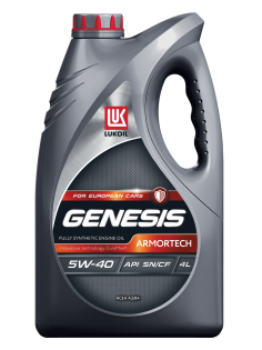 Масло моторное синтетическое Lukoil Genesis Armortech 5W-40, 4л