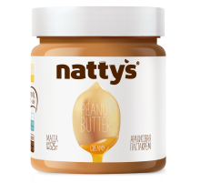 Арахисовая паста-крем Nattys Creamy с медом, 525г