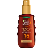 Масло-спрей для загара Garnier Ambre Solaire солнцезащитное SPF15, 150мл