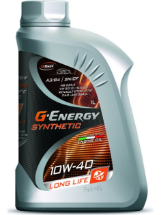 Масло моторное G-Energy Synthetic Long Life 10W-40, 1л