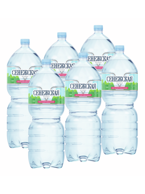 Вода Сенежская негазированная, 3л x 6 шт
