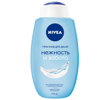Гель-уход для душа Nivea Нежность и Забота, 750мл