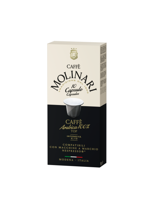 Кофе в капсулах Molinari Arabica для кофемашин Nespresso 10шт, 50г