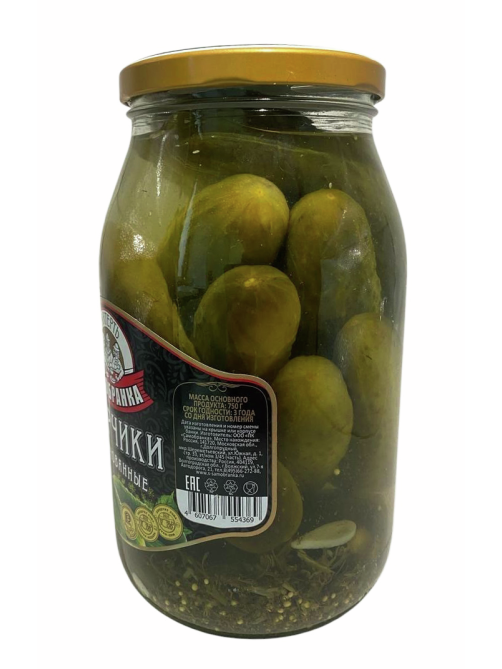 Огурцы маринованные Скатерть-Самобранка, 1.5кг