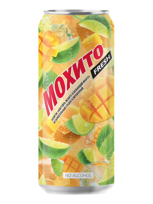 Напиток Мохито Fresh манго газированный, 450мл